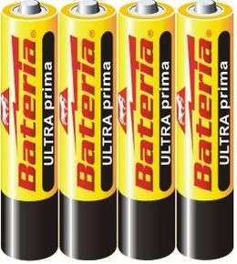 Baterie ULTRAprima R03 - Bateria Slaný - AAA mikrotužka 1,5V - Obyčejné baterie