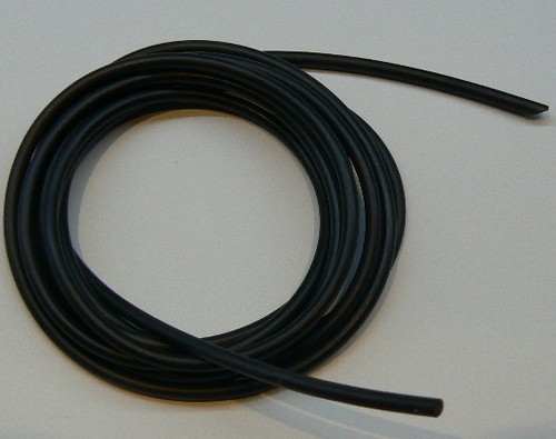 Silikonová hadička 1,5mm -1m černá 