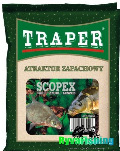 Traper - Atraktor  Scopex 250g+akční cena 5/10 bal