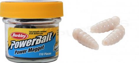 Berkley Červ Bílý  -Micro Power Maggots 