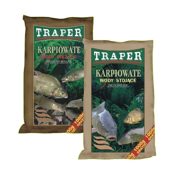 Traper-Krmítková směs  Řeka 5kg + Akční cena 5/9.balení 