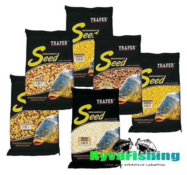 Traper- Mix2 Vakuovaná Kukuřice,Tygří Ořech,Konopí 1Kg