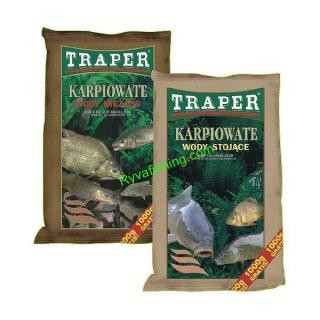 Traper-Krmítková směs  Řeka 5kg + Rohlíkové Boilies Ananas Vanilka+aktivátor