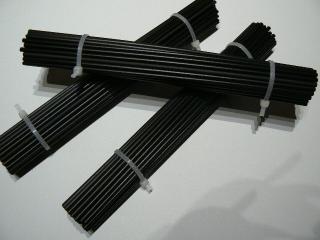 PVC Trubička do olova černá 20cm/3mm -50 ks 