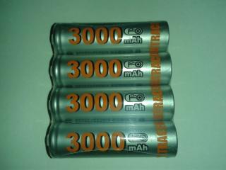 Baterie nabíjecí tužka 3000 AA 1,2V