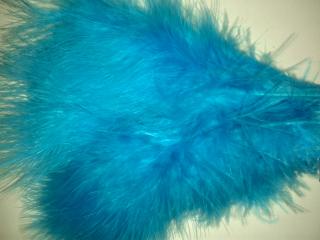 Peří Marabou 10cm - 20cm