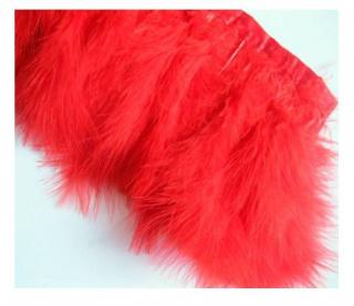 Peří Marabou 10cm - 20cm