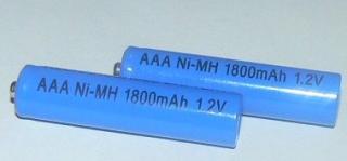 Baterie nabíjecí mikrotužka AAA1300 mAH