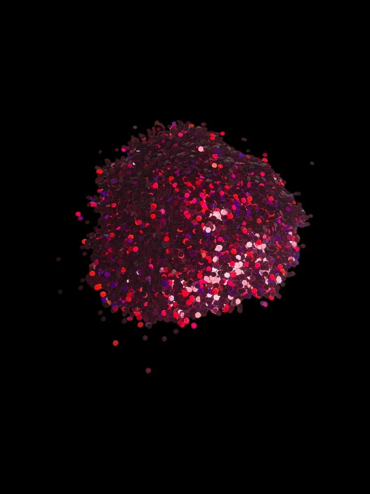 ryvalures-glitter red holoshade 1,0mm-20g
