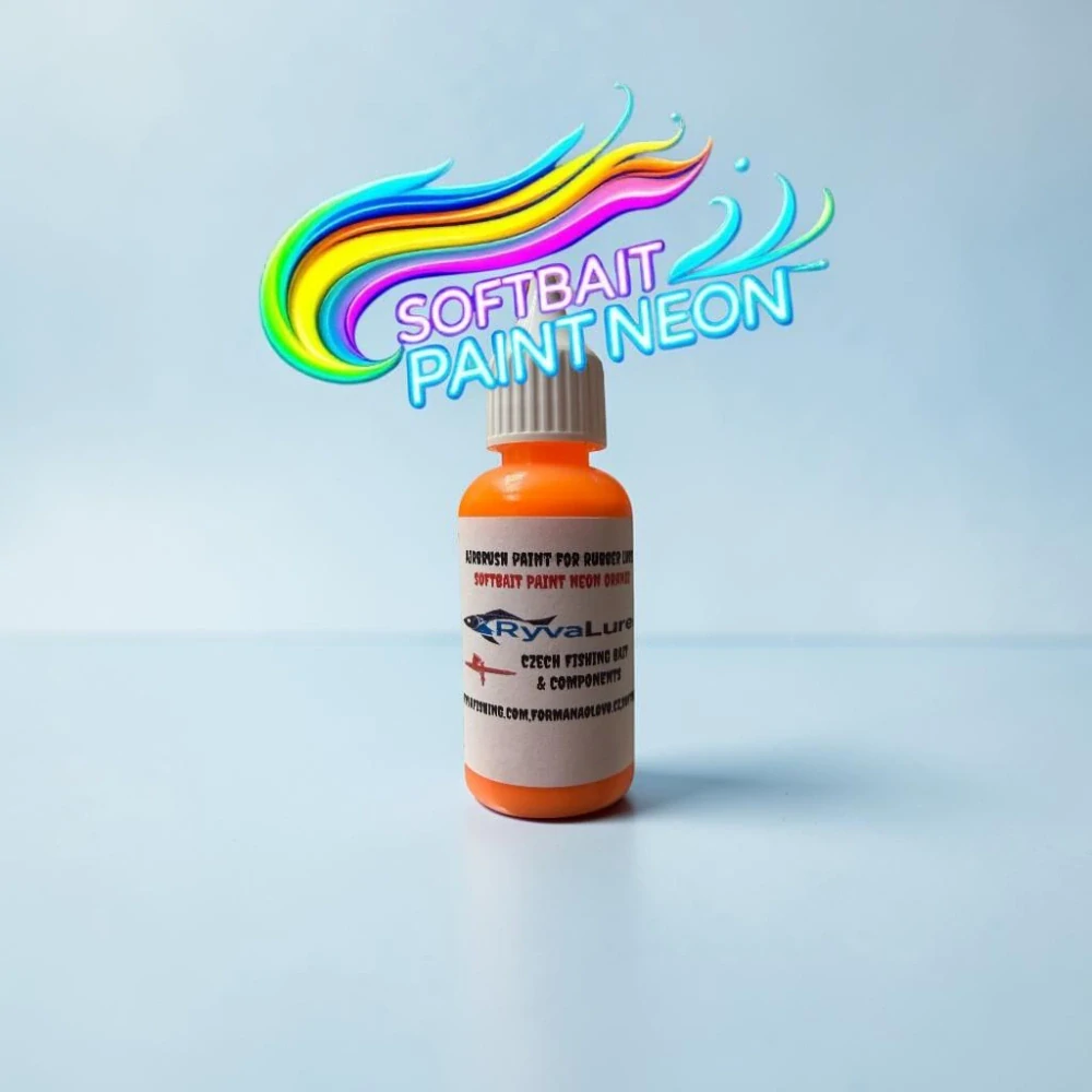 RYVALURES-SOFTBAIT PAINT NEON ORANGE 30ML.