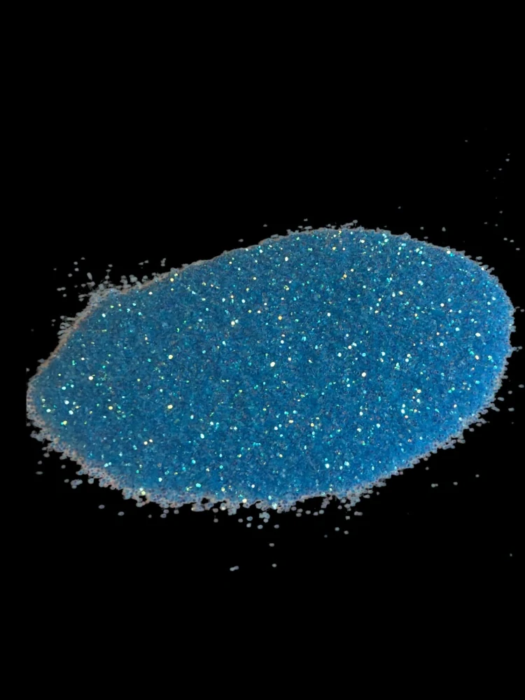 Glitry RyvaLures Iridescent Blue 0,4mm 20g