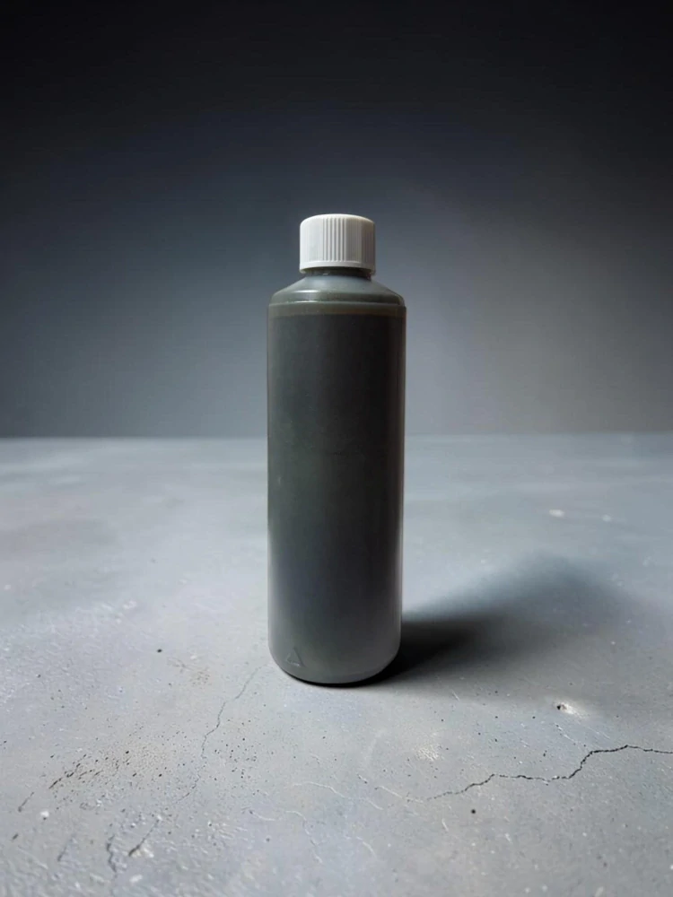 RyvaLures tekutá barva do plastisolu - Motoroil Green-Yellow 500ml
