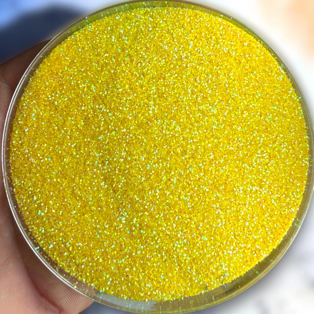 RyvaLures Glitter Iridescent Yellow 1,0mm 20g