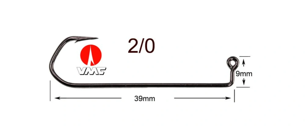 JIGOVÝ HÁČEK VMC 5150 BLACK NICKEL VEL.2/0-10KS