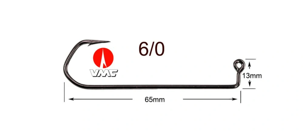 JIGOVÝ HÁČEK VMC 5150 BLACK NICKEL VEL.6/0-10KS