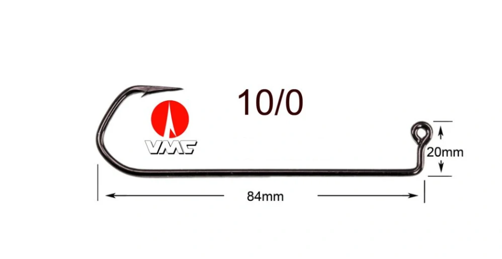 JIGOVÝ HÁČEK VMC 5150 BLACK NICKEL VEL.10/0-50KS