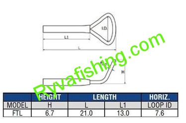 MUŠKAŘSKÉ OČKO TIGREY F FLY TOP LARGE LOOP
