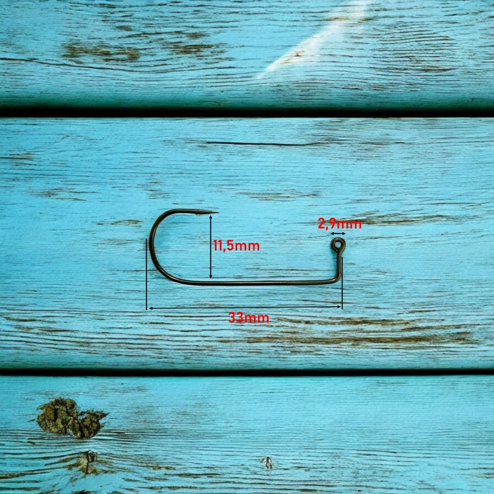 Jigový háček Finjig (vel. 1/0) – 100 ks (Velké balení)