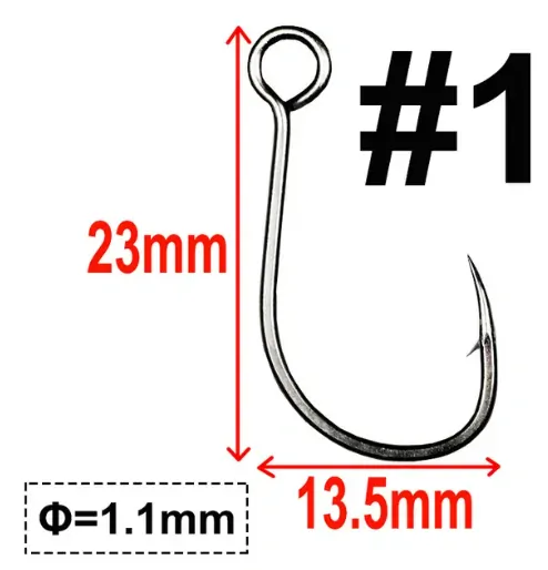 KUMHO JEDNOHÁČEK NA WOBLERY A PLANDAVKY VEL.1-10KS 