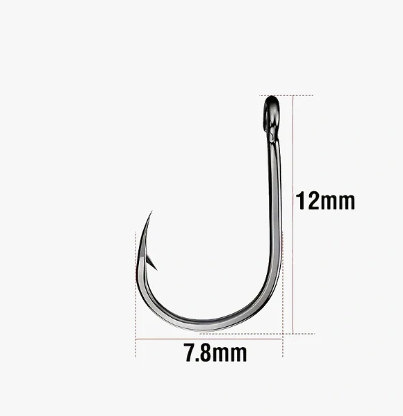 KUMHO - HÁČEK KAPROVÝ S OČKEM VEL.6-10KS 