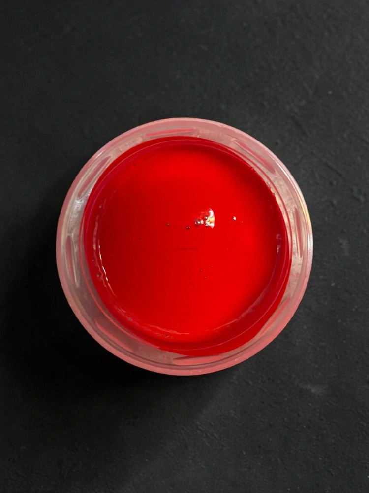 RyvaLures Plastisol Color Neon UV Red Brillant 500 ml