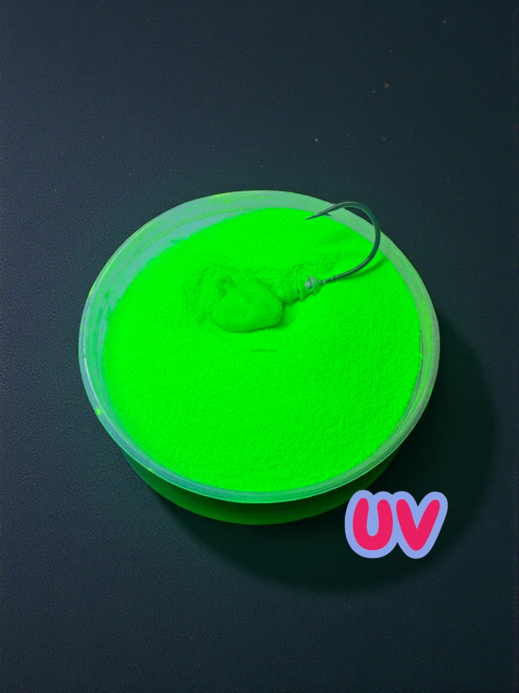 GUMOVÁ BARVA NA JIGOVÉ HLAVIČKY FLUO GREEN 80G