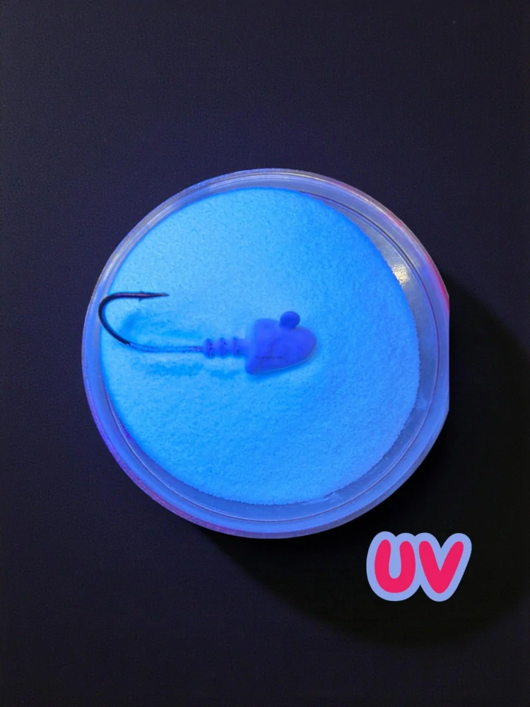 GUMOVÁ BARVA NA JIGOVÉ HLAVIČKY UV WHITE 500G