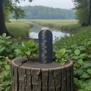 VÁZACÍ NIT NA OČKA PACBAY-NYLON 50M SPOOL - MIDNIGHT BLACK A