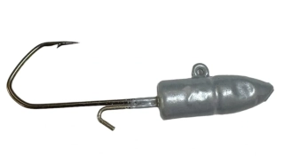 JIGOVÁ RYBÍ HLAVA TORPEDO 45G-STŘÍBRNÁ 5KS