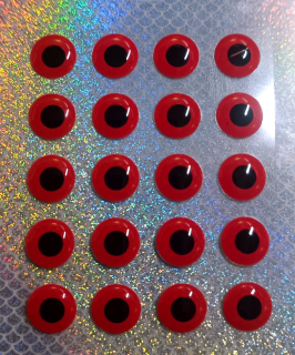 SAMOLEPÍCÍ FLUO ORANGE-6MM 20KS 