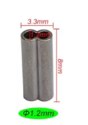 RYVAFISHING-CRIMP TUBES DOUBLE 1,2X2,0MM -50KS 