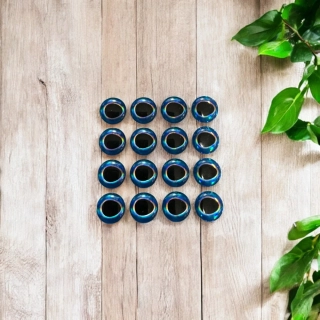 SAMOLEPÍCÍ 3D OČI BLUE PEARL 8MM-20KS