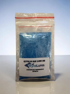 RYVALURES GLITTER UV BLUE 0,4MM-20G