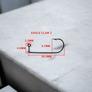 JIGOVÝ HÁČEK EAGLE CLAW VEL.2-100KS