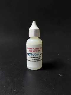 RYVALURES PLASTISOL COLOR NEON UV WHITE 30ML.