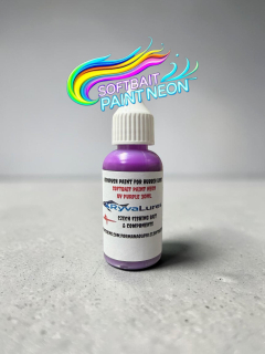 RYVALURES-SOFTBAIT PAINT NEON UV PURPLE 30ML.