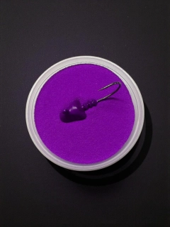 GUMOVÁ BARVA NA JIGOVÉ HLAVIČKY UV PURPLE 80G