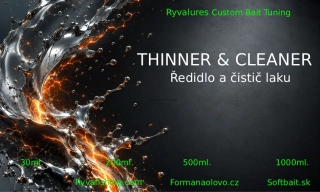 RyvaLures Ředidlo a čistič laku - Thinner & Cleaner 