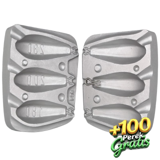 FORMA NA OLOVO 180,200,230G+100 PÉREK GRÁTIS VEL.2