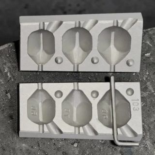 FORMA NA OLOVA IN-LINE 60-90G+TRUBIČKY 3MM GRÁTIS 50KS
